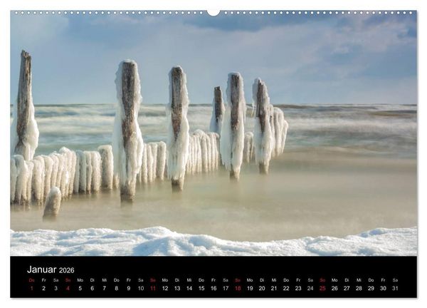 Produktbild: wonderful moments - R&uuml;gen 2026 (hochwertiger Premium Wandkalender 2026 DIN A2 quer), Kunstdruck in Hochglanz