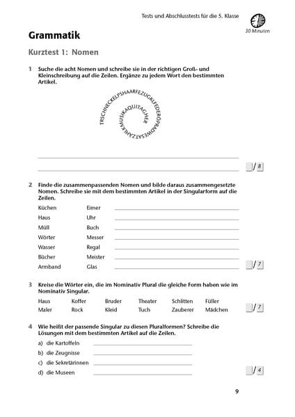Produktbild: Fit in Test und Klassenarbeit &ndash; Deutsch 5./6. Klasse Gymnasium