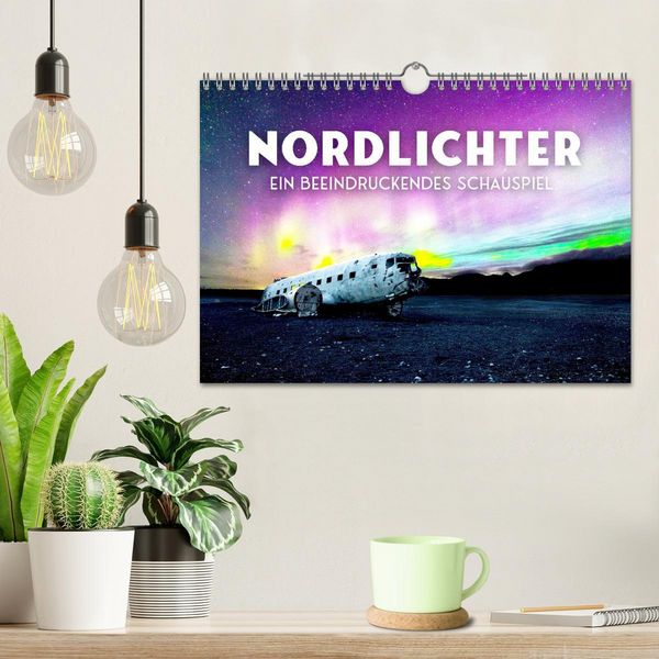 Produktbild: Nordlichter - ein beeindruckendes Schauspiel. (Wandkalender 2026 DIN A4 quer), CALVENDO Monatskalender