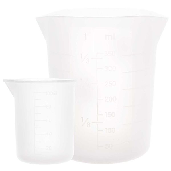 Produktbild: Messbecher aus Silikon, 2 Stk, 100 ml & 350 ml