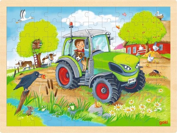 Produktbild: Einlegepuzzle Traktor
