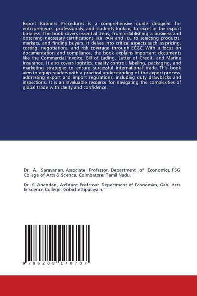 Produktbild: EXPORT BUSINESS PROCEDURES