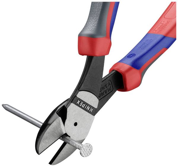 Produktbild: Knipex 74 22 200 Werkstatt Kraft-Seitenschneider mit Facette 200mm