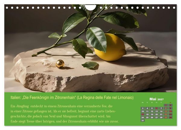 Produktbild: 12 M&auml;rchen unserer Welt (Wandkalender 2027 DIN A4 quer), CALVENDO Monatskalender