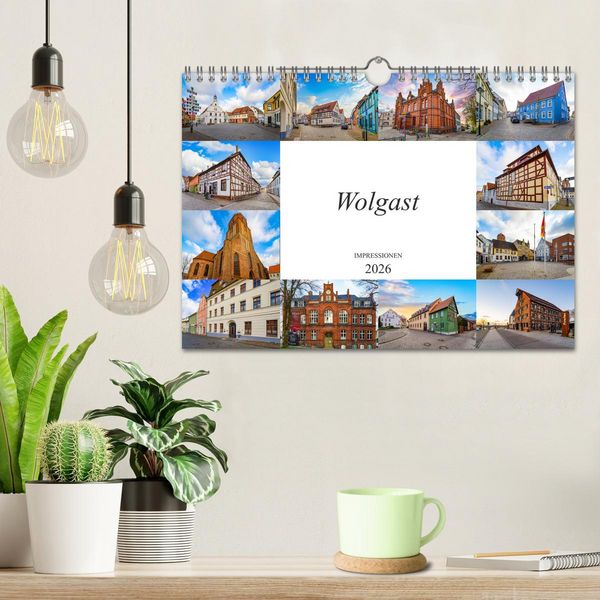Produktbild: Wolgast Impressionen (Wandkalender 2026 DIN A4 quer), CALVENDO Monatskalender