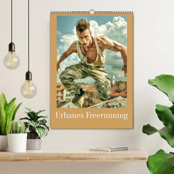 Produktbild: Urbanes Freerunning (Wandkalender 2026 DIN A2 hoch), CALVENDO Monatskalender