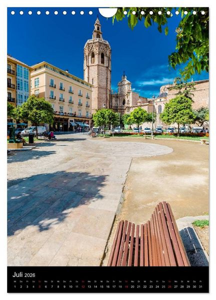 Produktbild: Valencia entdecken (Wandkalender 2026 DIN A4 hoch), CALVENDO Monatskalender