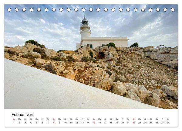 Produktbild: Wandern auf Menorca (Tischkalender 2026 DIN A5 quer), CALVENDO Monatskalender