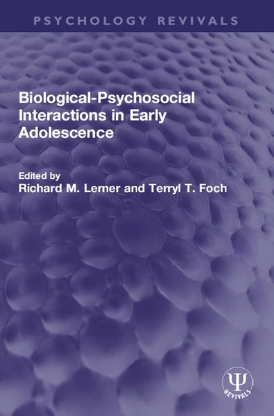 Produktbild: Biological-Psychosocial Interactions in Early Adolescence