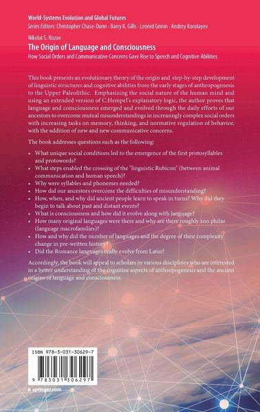 Produktbild: The Origin of Language and Consciousness