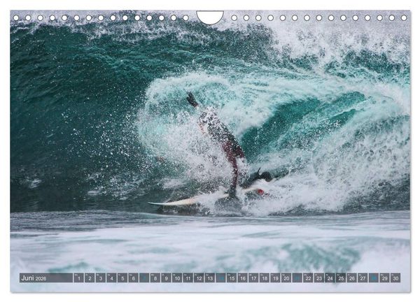 Produktbild: Faszination Surfen (Wandkalender 2026 DIN A4 quer), CALVENDO Monatskalender