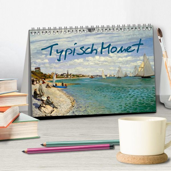 Produktbild: Typisch Monet (Tischkalender 2026 DIN A5 quer), CALVENDO Monatskalender