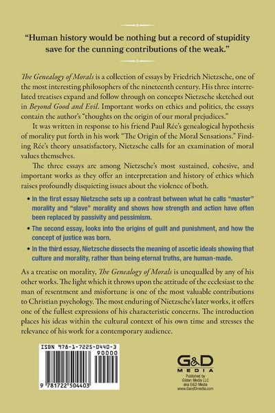 Produktbild: The Genealogy of Morals