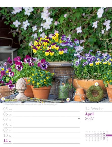 Produktbild: Gartengl&uuml;ck Wochenplaner Kalender 2027