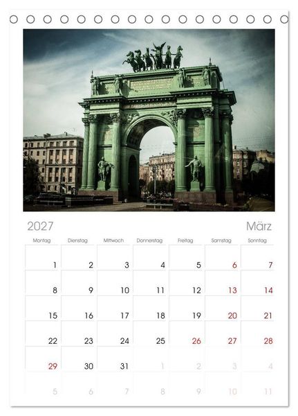 Produktbild: Tischplaner 2027 - Sankt Petersburg - "Venedig des Nordens" (A5 Tischkalender zum Aufstellen) CALVENDO