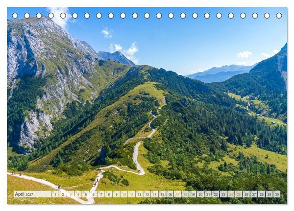 Produktbild: Berchtesgadener Land - Welt der Berge und Seen (Tischkalender 2027 DIN A5 quer), CALVENDO Monatskalender
