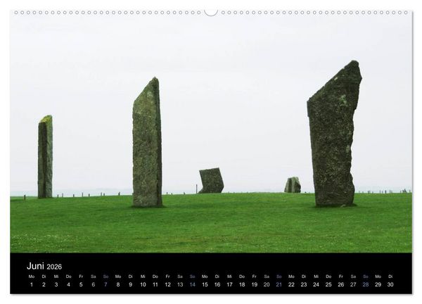 Produktbild: Steinkreise Gro&szlig;britanniens (hochwertiger Premium Wandkalender 2026 DIN A2 quer), Kunstdruck in Hochglanz