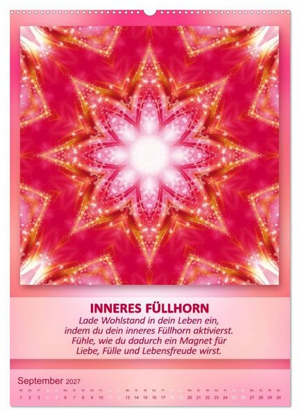 Produktbild: Light Energy Mandalas - Kalender - Vol. 1 (Wandkalender 2027 DIN A2 hoch), CALVENDO Monatskalender