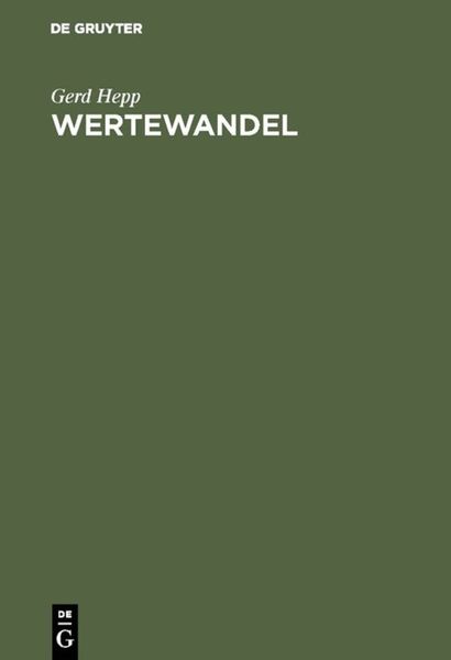 Produktbild: Wertewandel