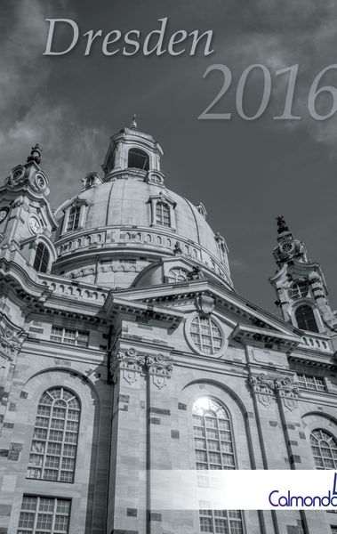 Produktbild: Buchkalender Dresden 2016 - Kalender / Terminplaner - 12x19cm - Spiralbindung - 31 schwarz-wei&szlig;-Aufnahmen