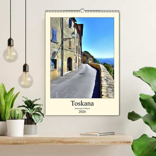 Produktbild: Toskana - Unterwegs in Volterra (Wandkalender 2026 DIN A2 hoch), CALVENDO Monatskalender