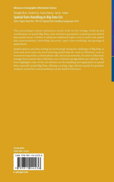 Produktbild: Spatial Data Handling in Big Data Era