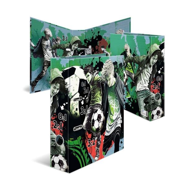 Produktbild: Herma Ordner Street Soccer DIN A4, Breite 70mm, 1 St&uuml;ck
