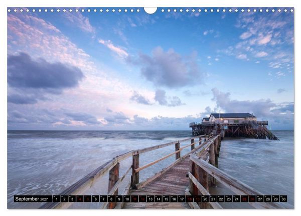 Produktbild: Sankt Peter Ording Sandstrand (Wandkalender 2027 DIN A3 quer), CALVENDO Monatskalender
