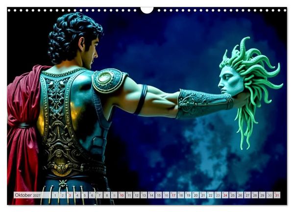 Produktbild: Perseus und Medusa (Wandkalender 2027 DIN A3 quer), CALVENDO Monatskalender