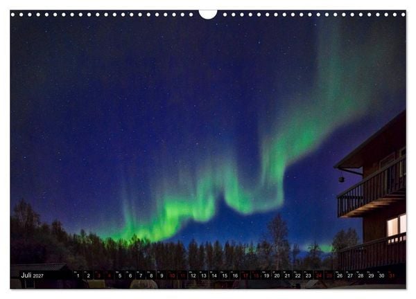 Produktbild: Aurora in Alaska (Wandkalender 2027 DIN A3 quer), CALVENDO Monatskalender