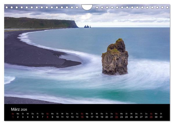 Produktbild: ISLAND - Zauber der Natur (Wandkalender 2026 DIN A4 quer), CALVENDO Monatskalender