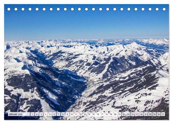 Produktbild: Gr&uuml;&szlig;e aus Saalbach (Tischkalender 2026 DIN A5 quer), CALVENDO Monatskalender