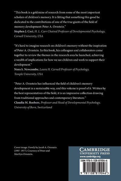Produktbild: The Development of Children's Memory