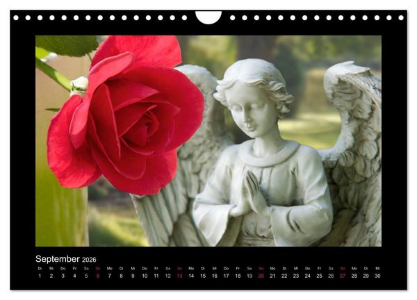 Produktbild: Engel f&uuml;r Gl&uuml;ck & Schutz (Wandkalender 2026 DIN A4 quer), CALVENDO Monatskalender