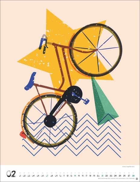 Produktbild: Bike Art Posterkalender 2027