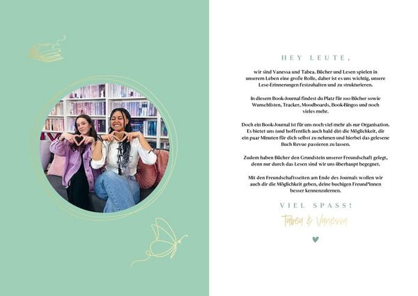 Produktbild: Lost in pages &ndash; Mein Buch-Journal &ndash; von den Booktokerinnen @tabeajoanna und @lxvanessaxl: F&uuml;r alle #booklover