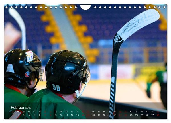 Produktbild: Eishockey - Kampf um den Puck (Wandkalender 2026 DIN A4 quer), CALVENDO Monatskalender