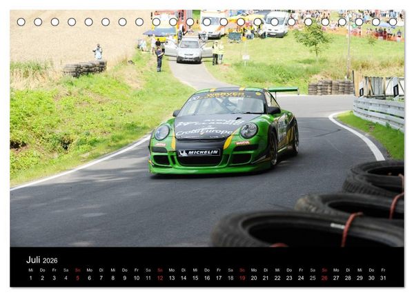 Produktbild: Bergrennen und Rallye im Porsche (Tischkalender 2026 DIN A5 quer), CALVENDO Monatskalender