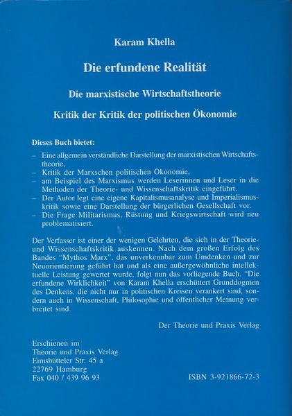 Produktbild: Karl Marx - Leben und Werk / Die erfundene Realit&auml;t