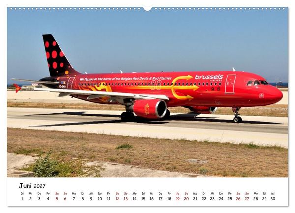 Produktbild: Faszination Luftfahrt Vielfalt zwischen Himmel und Vorfeld (Wandkalender 2027 DIN A2 quer), CALVENDO Monatskalender
