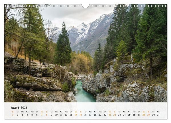 Produktbild: Sc&egrave;nes de cimes (Calendrier mural 2026 DIN A3 vertical), CALVENDO calendrier mensuel