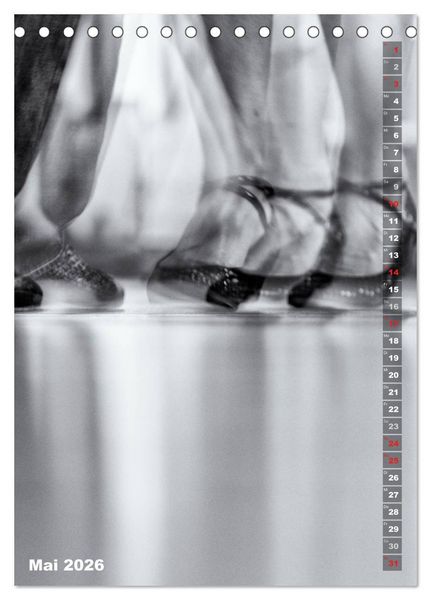 Produktbild: TANZ! (Tischkalender 2026 DIN A5 hoch), CALVENDO Monatskalender
