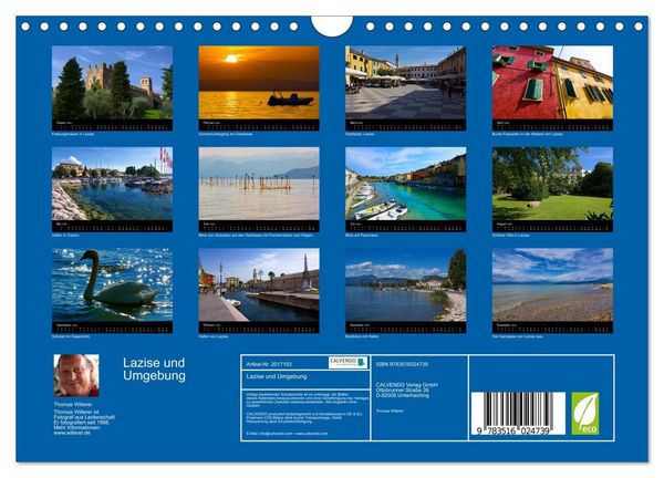 Produktbild: Lazise und Umgebung (Wandkalender 2026 DIN A4 quer), CALVENDO Monatskalender