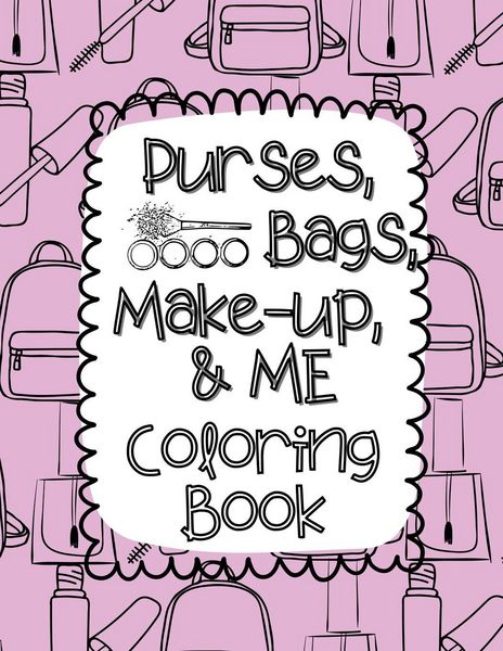 Produktbild: Purses, Bags, Make-up and Me Coloring Book