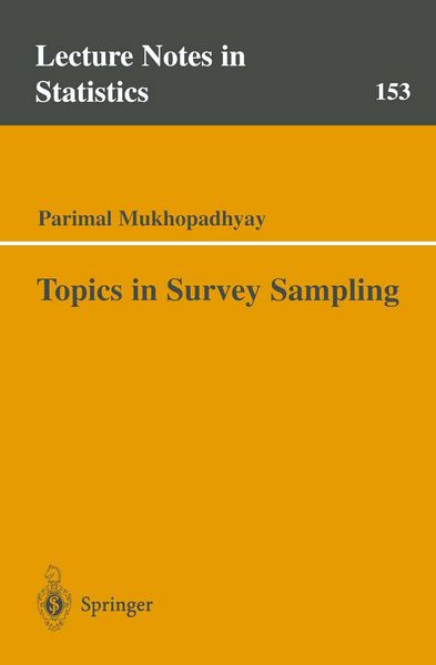 Produktbild: Topics in Survey Sampling