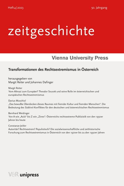 Produktbild: Transformationen des Rechtsextremismus in &Ouml;sterreich