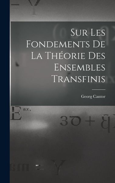 Produktbild: Sur Les Fondements De La Th&eacute;orie Des Ensembles Transfinis