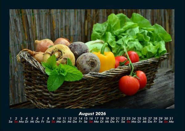 Produktbild: Gem&uuml;sekalender 2026 Fotokalender DIN A4
