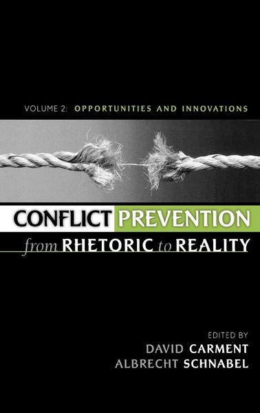 Produktbild: Conflict Prevention from Rhetoric to Reality