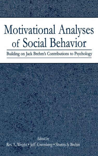 Produktbild: Motivational Analyses of Social Behavior